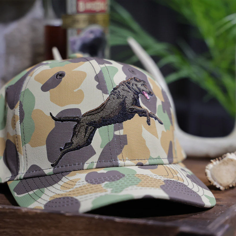 Paramount Outdoors Chocolate Lab 6-Panel Riverside Vintage Camo Cap - Image 6