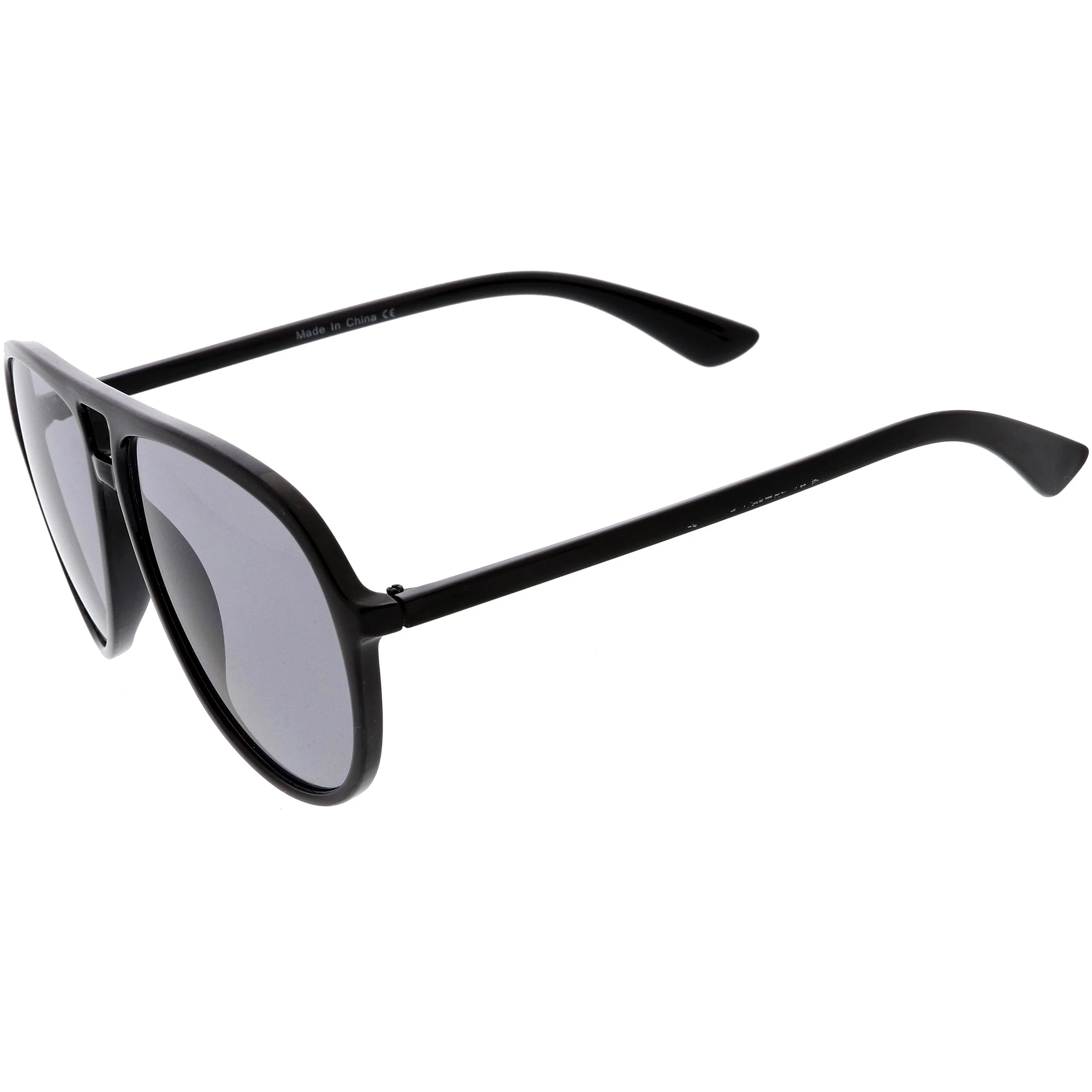 zeroUV - Classic 80s Inspired Color Tinted Lens Retro Aviator Sunglasses D015 - Image 3