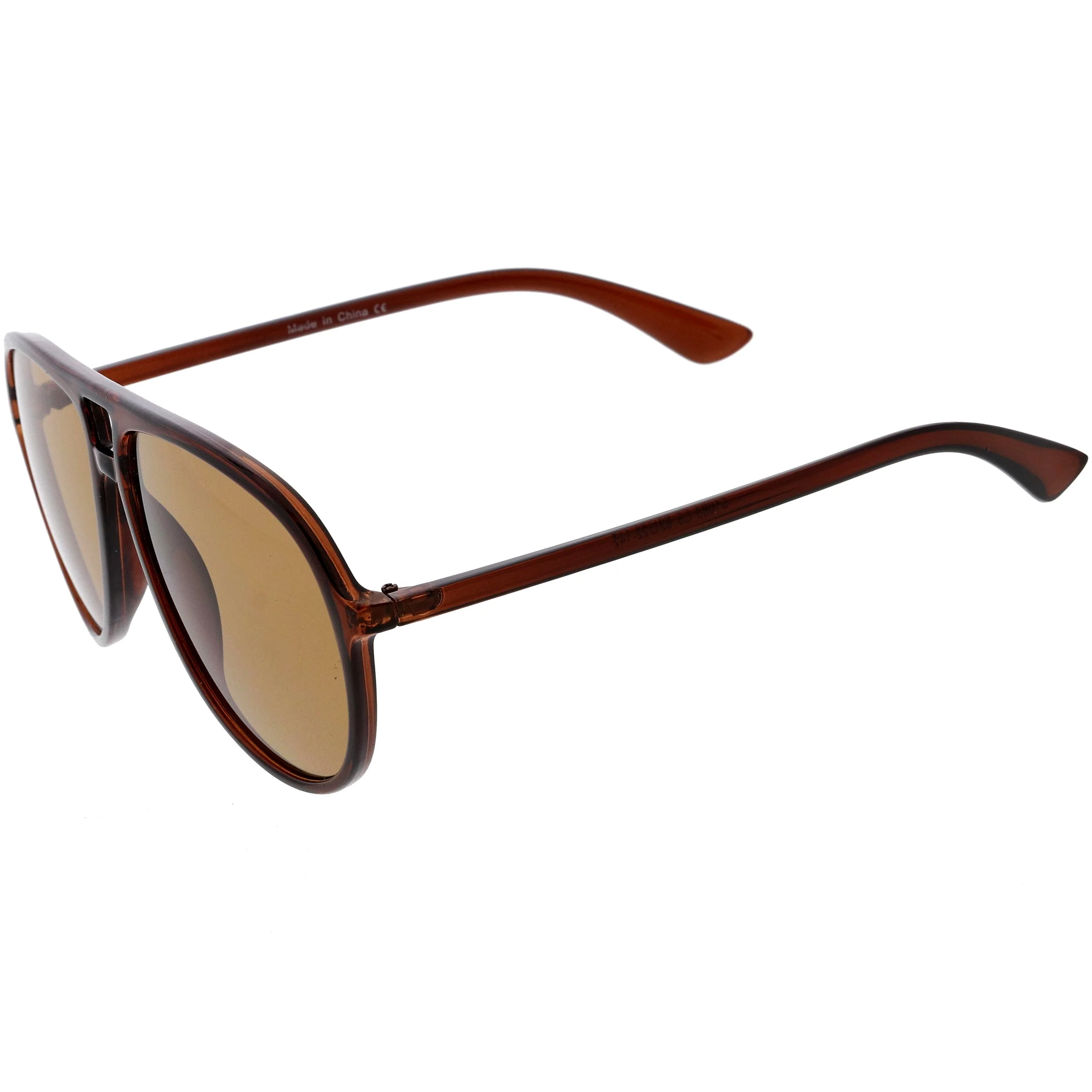 zeroUV - Classic 80s Inspired Color Tinted Lens Retro Aviator Sunglasses D015 - Image 9