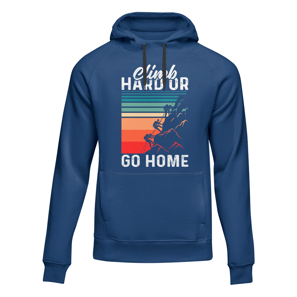 Outdoorzees Climb Hard Or Go Home Unisex Hoodie - Image 2