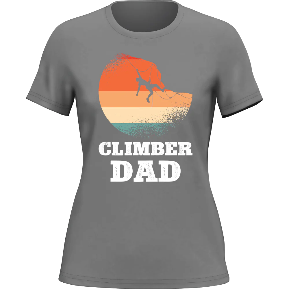 Outdoorzees Climber Dad T-Shirt for Women - Image 2