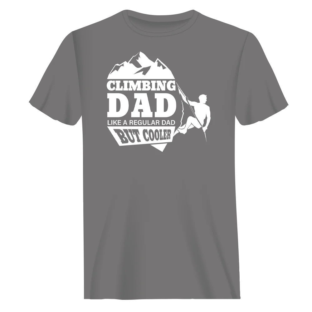 Outdoorzees Climbing Dad Man T-Shirt