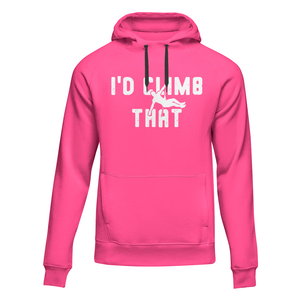 Outdoorzees Climbing I'd Climb That Unisex Hoodie - Image 2