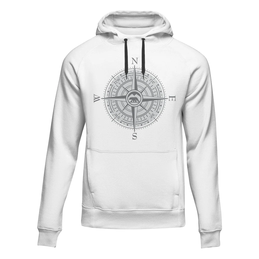 Outdoorzees Compass Camping Unisex Hoodie - Image 2