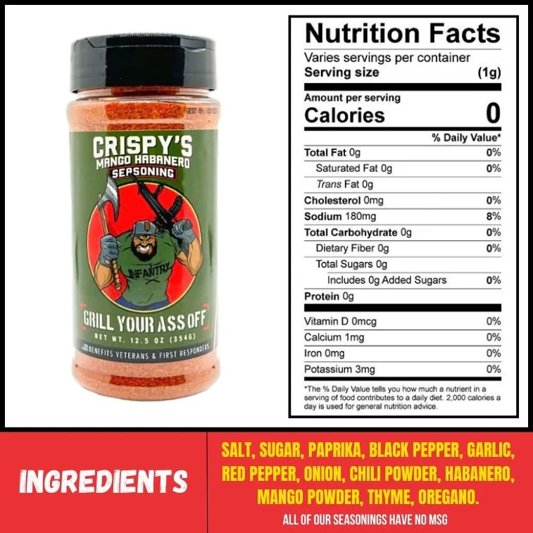 Grill Your Ass Off Crispy's Mango Habanero™ - Image 6