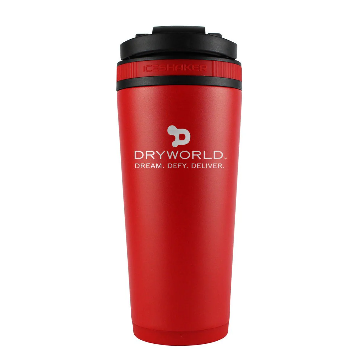 Custom Dryworld 26oz Ice Shaker - Red