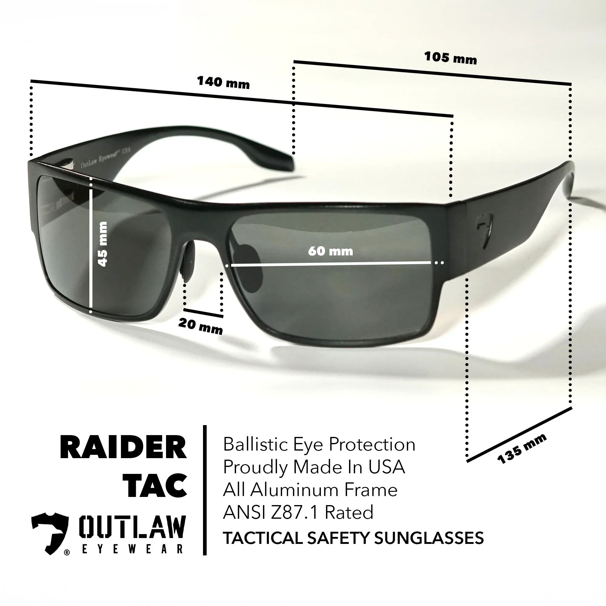 OutLaw Eyewear Custom Raider TAC - Image 3