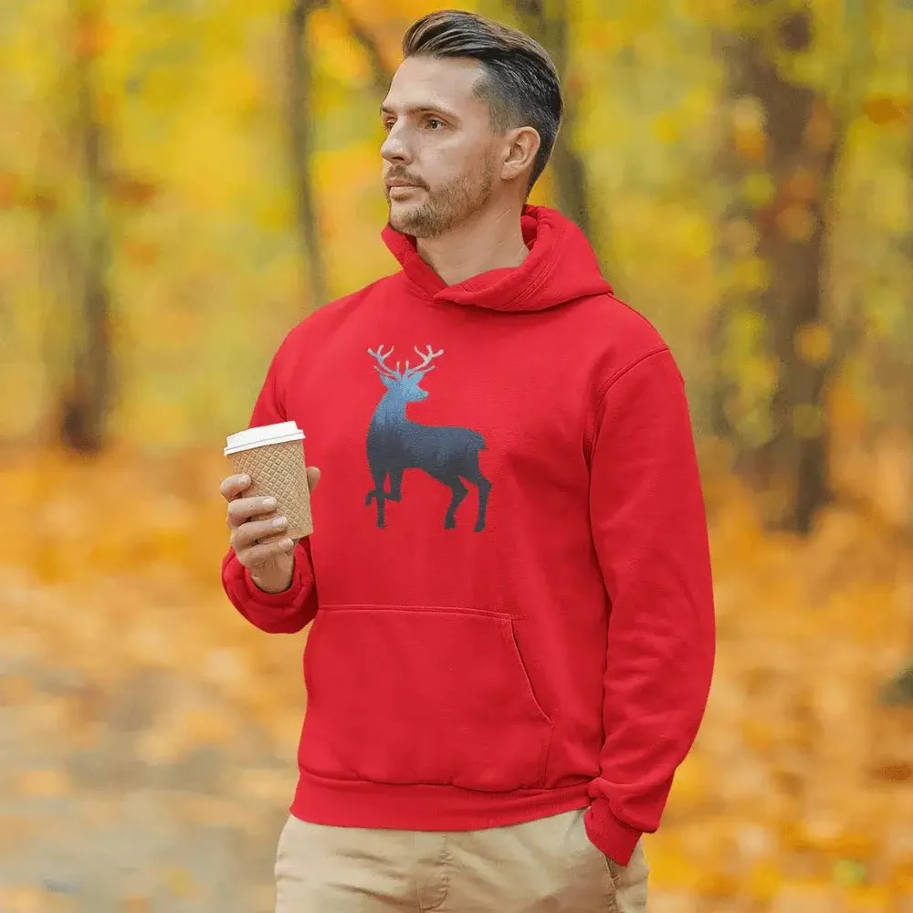 Outdoorzees Deer Color 2 Mens Hoodie - Image 2