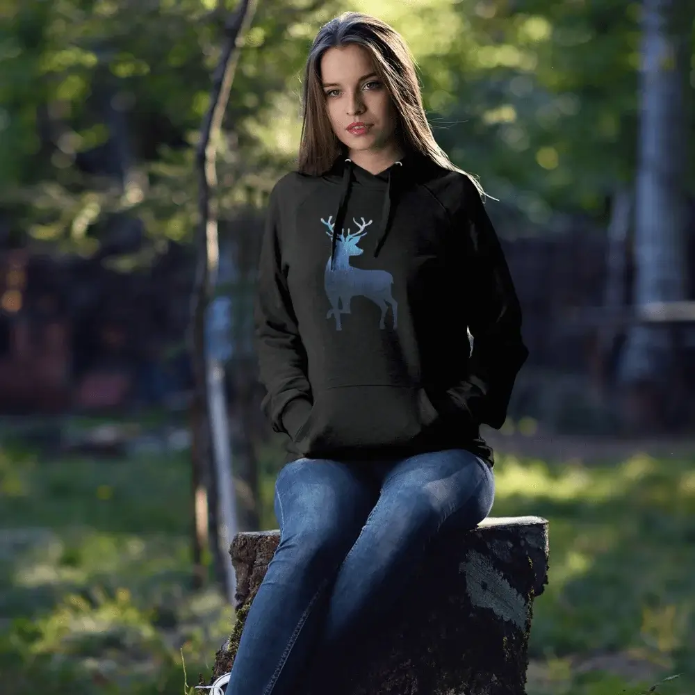 Outdoorzees Deer Color 2 Women Hoodie
