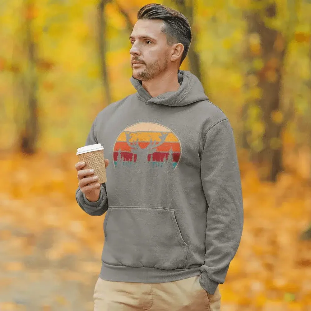 Outdoorzees Deer Color Men Hoodie - Image 2