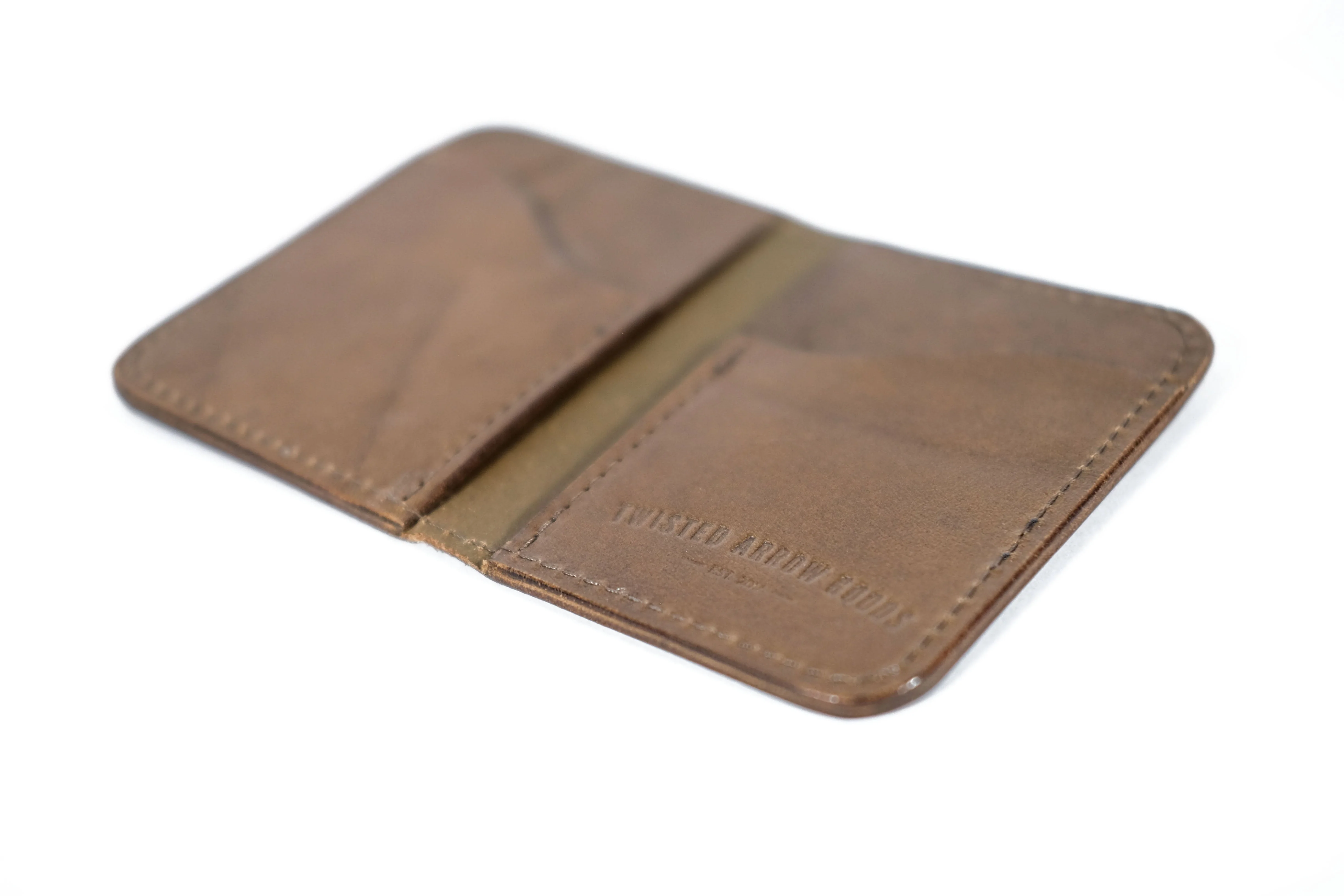 Twisted Arrow Goods Double Barrel Vertical Bifold Wallet - Image 10