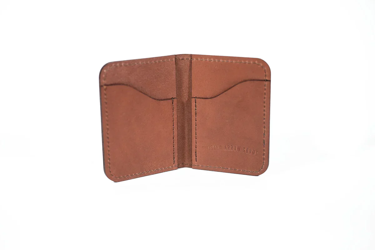 Twisted Arrow Goods Double Barrel Vertical Bifold Wallet - Image 3