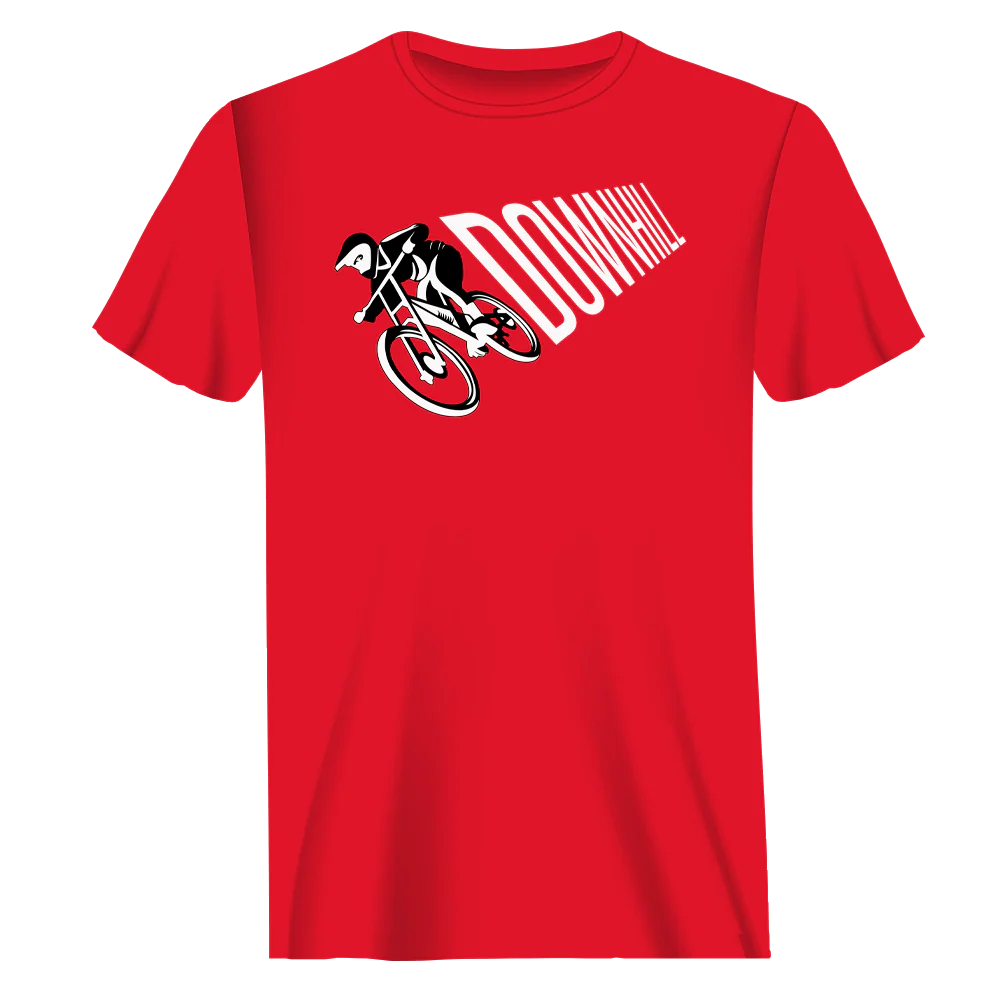 Outdoorzees Downhill Cycling Man T-Shirt - Image 2