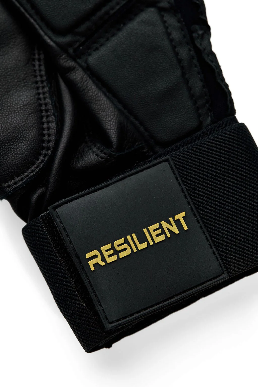 Resilient SFBL Excalibur Fastpitch Batting gloves - Black and Gold - Image 3