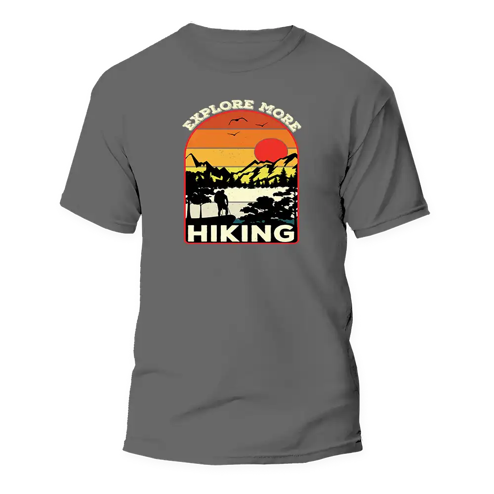 Outdoorzees Explore More Hiking Man T-Shirt - Image 2