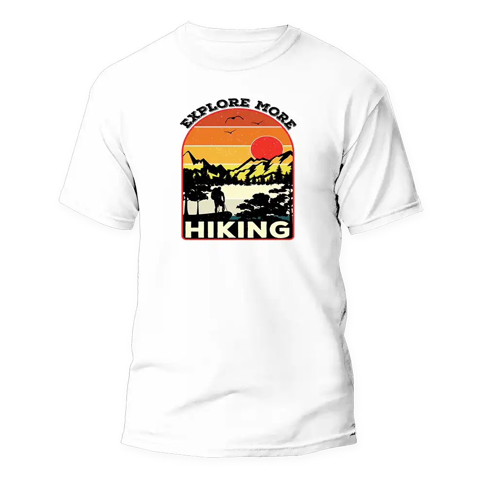 Outdoorzees Explore More Hiking Man T-Shirt - Image 3