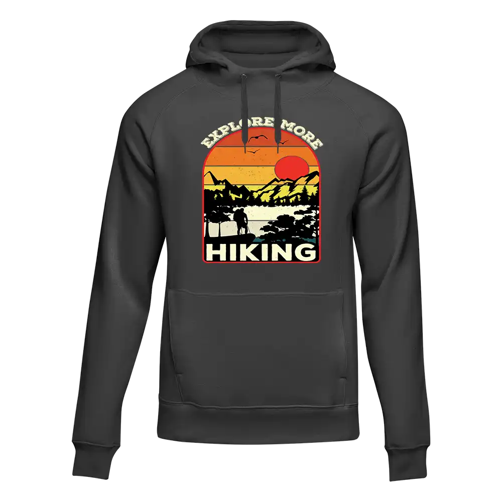 Outdoorzees Explore More Hiking Unisex Hoodie - Image 2