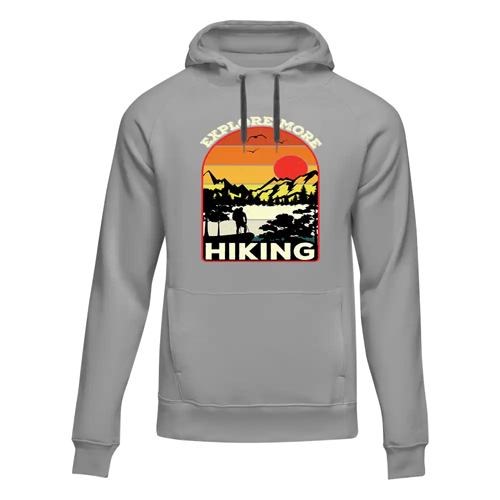 Outdoorzees Explore More Hiking Unisex Hoodie - Image 3