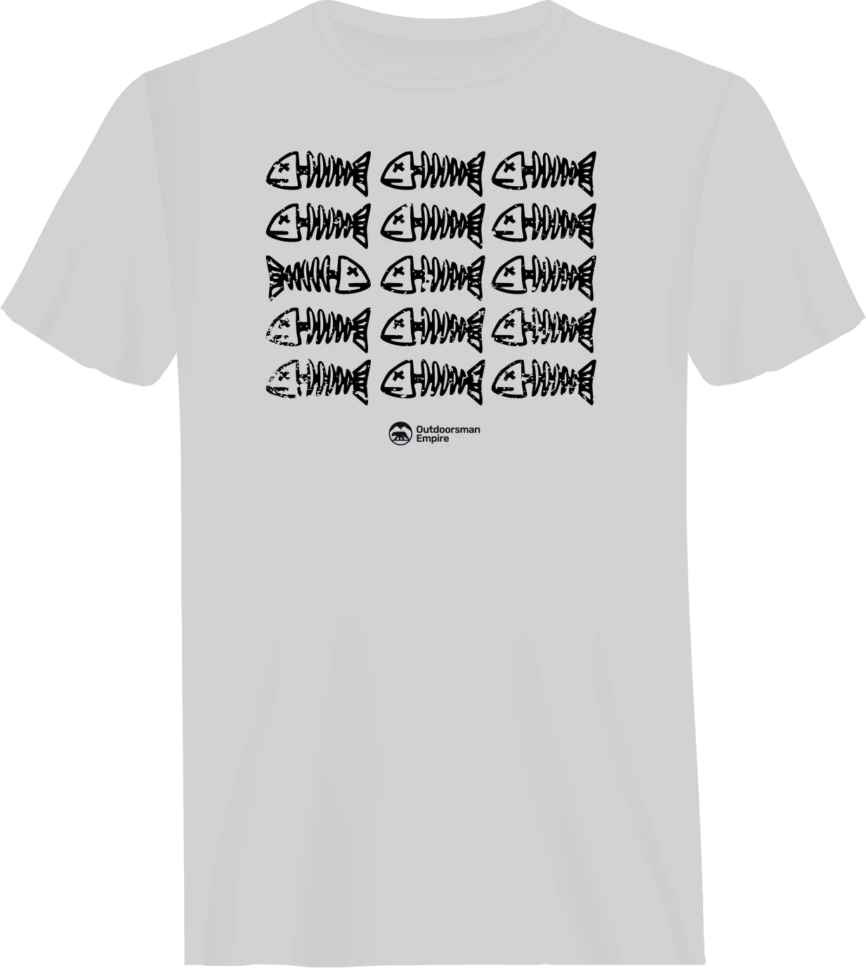 Outdoorzees Fish Bones Man T-Shirt - Image 3