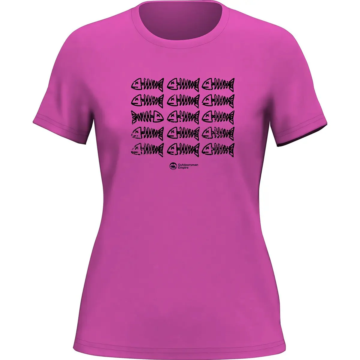 Outdoorzees Fish Bones T-Shirt for Women - Image 3