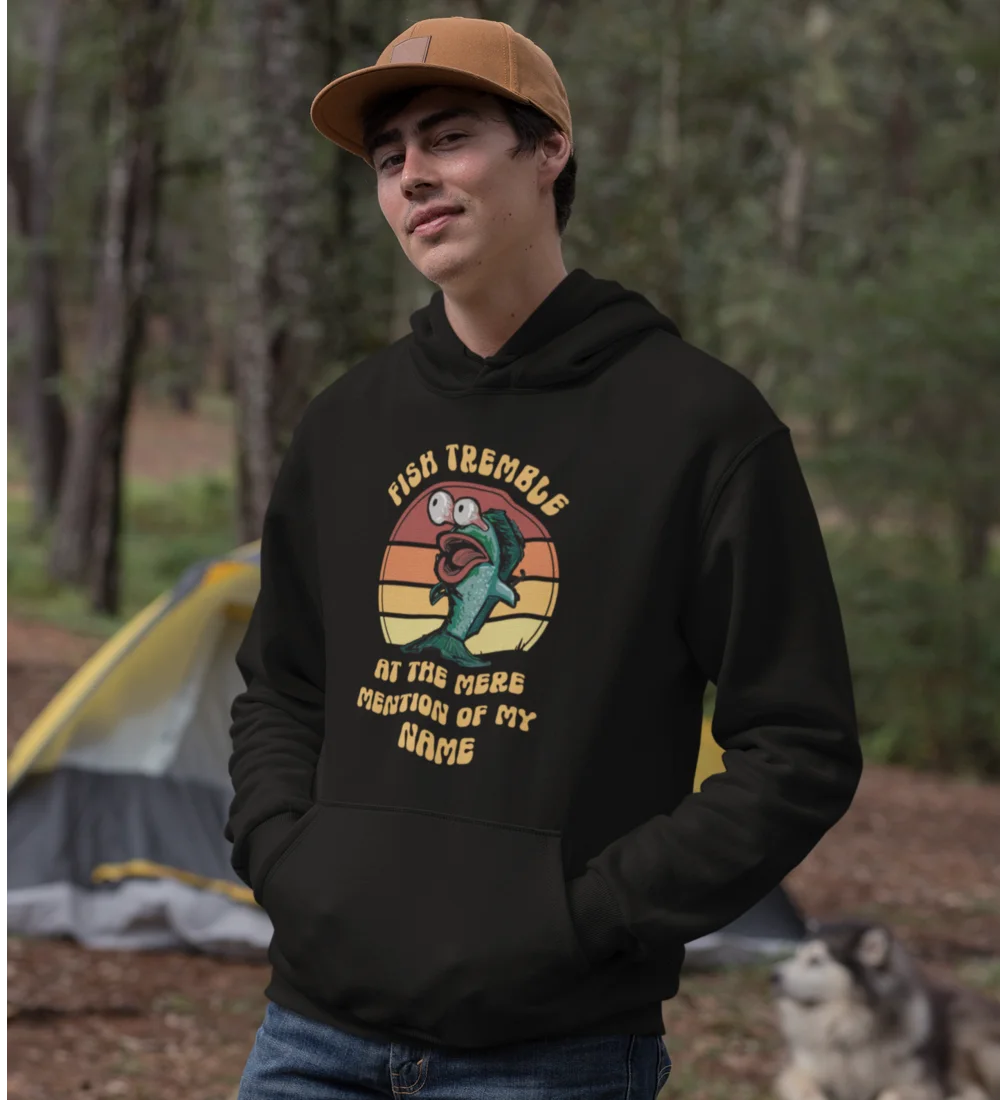 Outdoorzees Fish Tremble Unisex Hoodie - Image 6