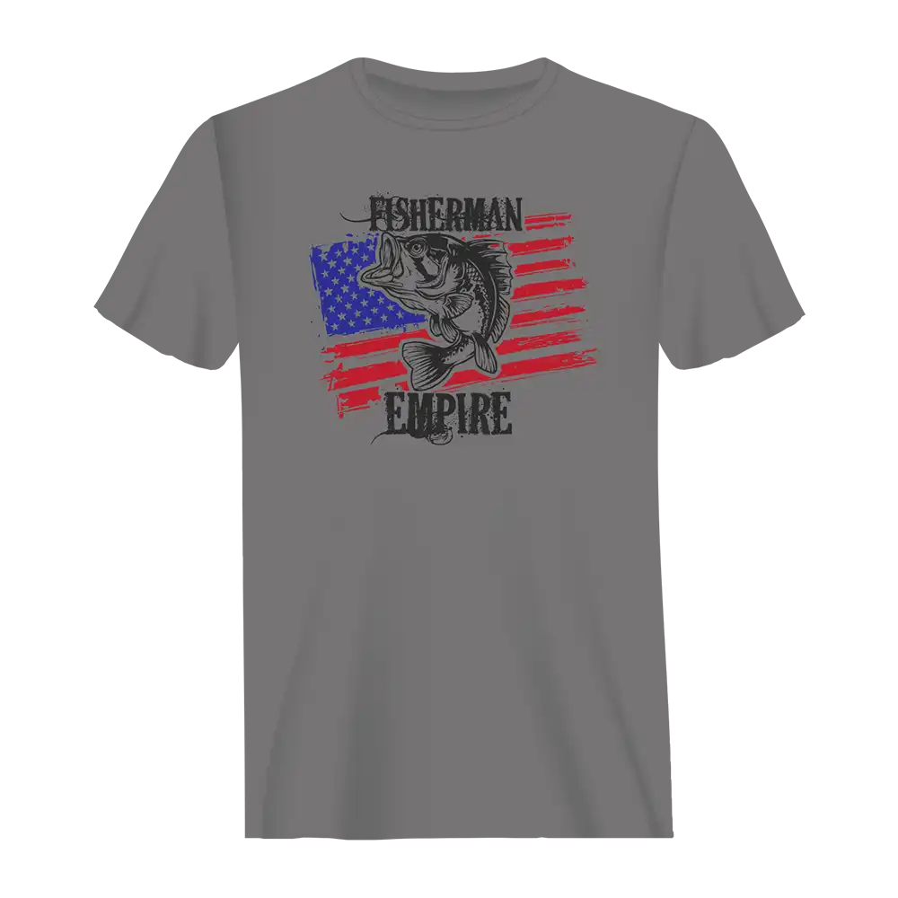 Outdoorzees Fisherman American Empire Color Man T-Shirt - Image 2