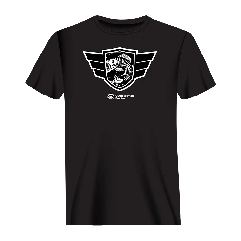 Outdoorzees Fishing Air Force Man T-Shirt
