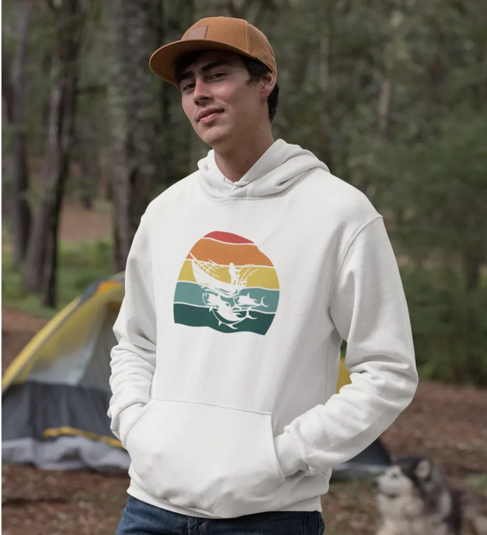 Outdoorzees Fishing Boat Unisex Hoodie - Image 6