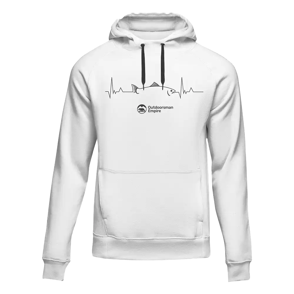 Outdoorzees Fishing Cardiogram Unisex Hoodie - Image 2