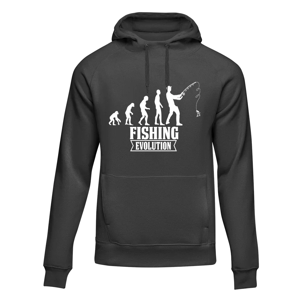 Outdoorzees Fishing Evolution Unisex Hoodie - Image 4