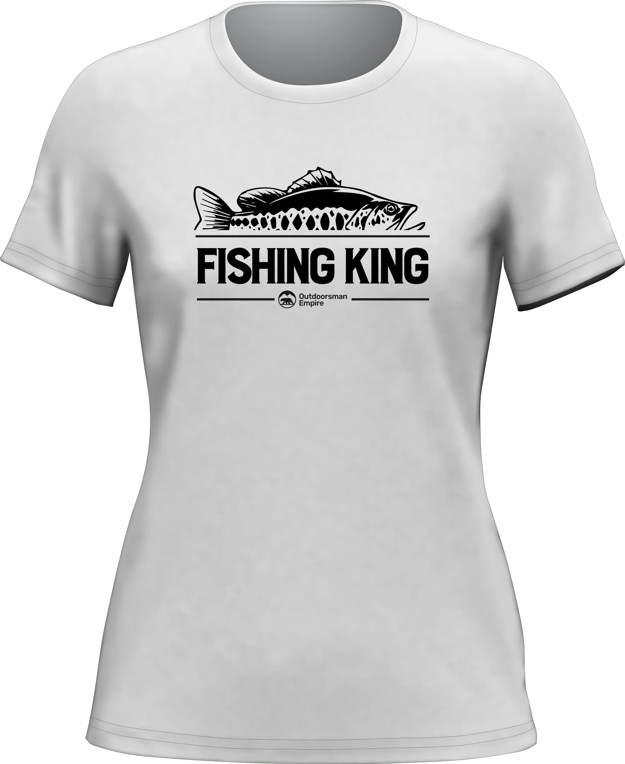 Outdoorzees Fishing King T-Shirt for Women - Image 2