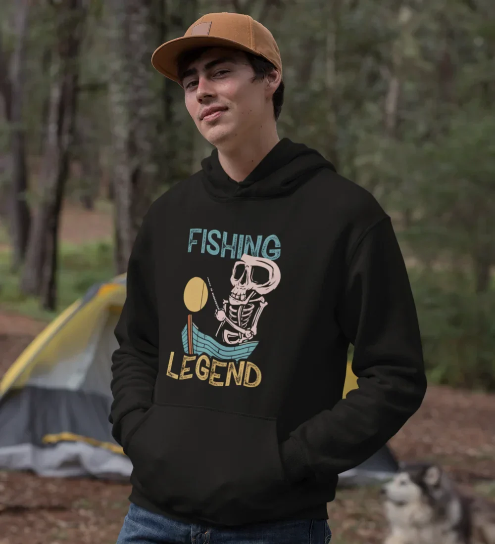Outdoorzees Fishing Legend Unisex Hoodie - Image 4