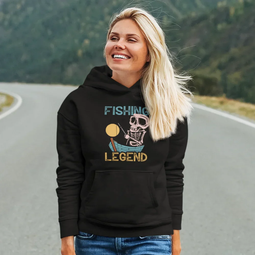 Outdoorzees Fishing Legend Unisex Hoodie - Image 5