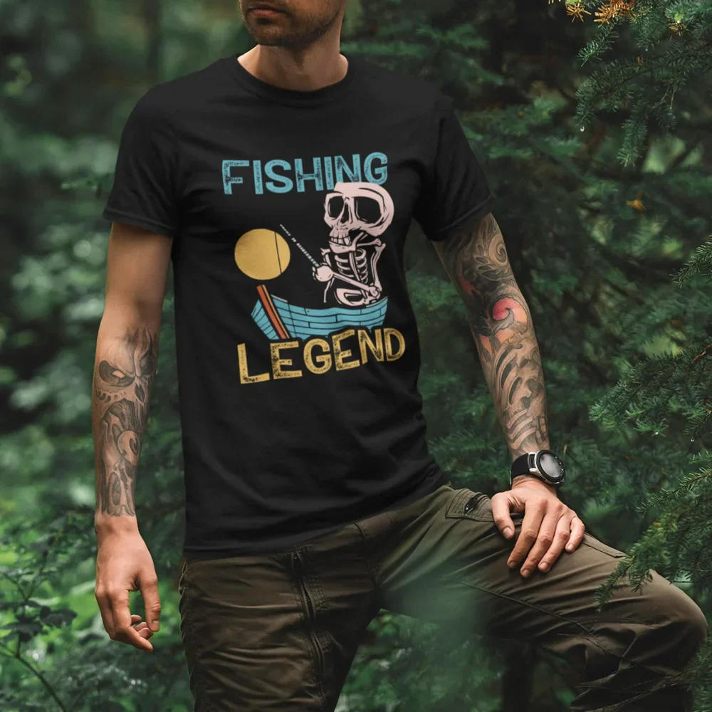 Outdoorzees Fishing Legend Unisex T-Shirt - Image 5
