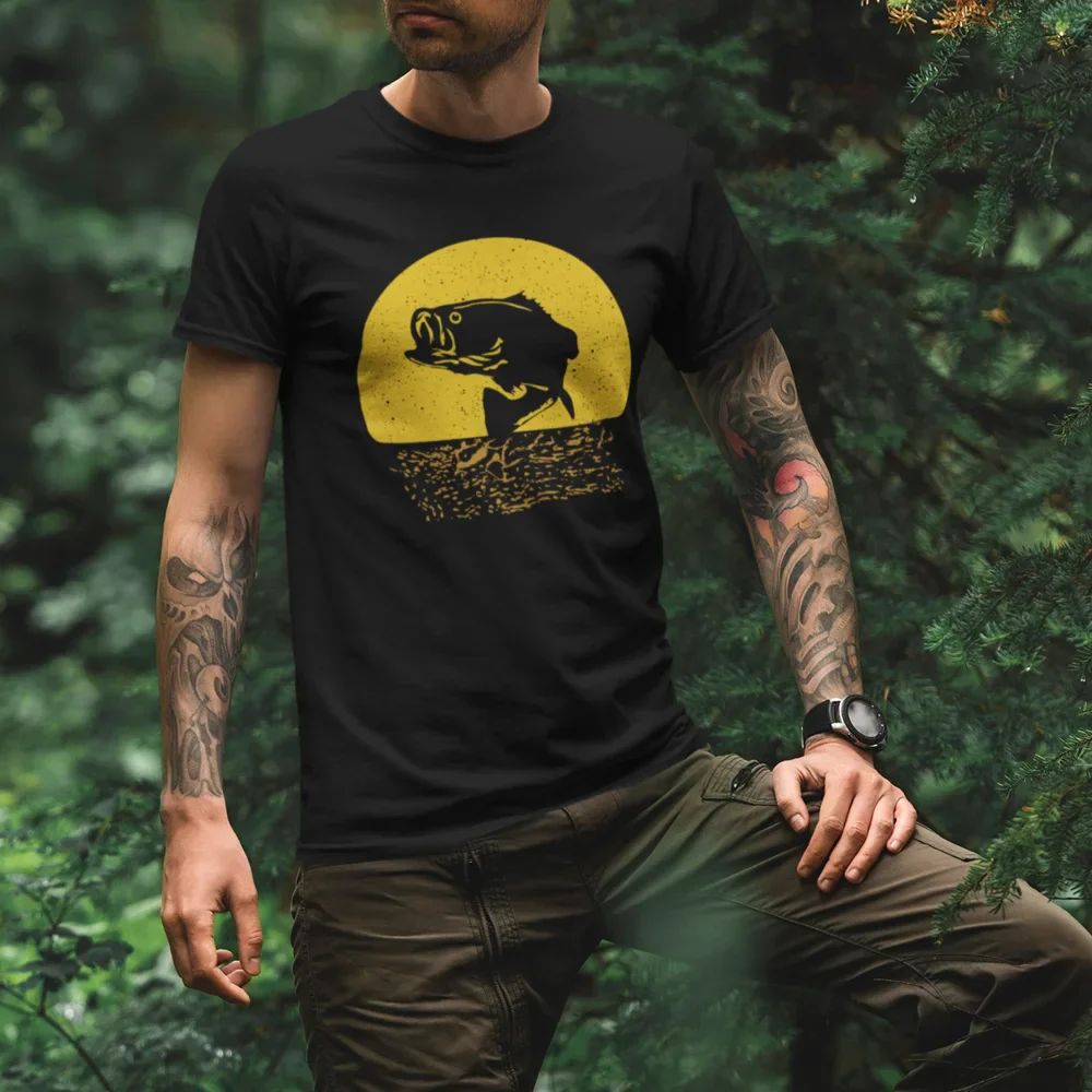 Outdoorzees Fishing Man T-Shirt - Image 4