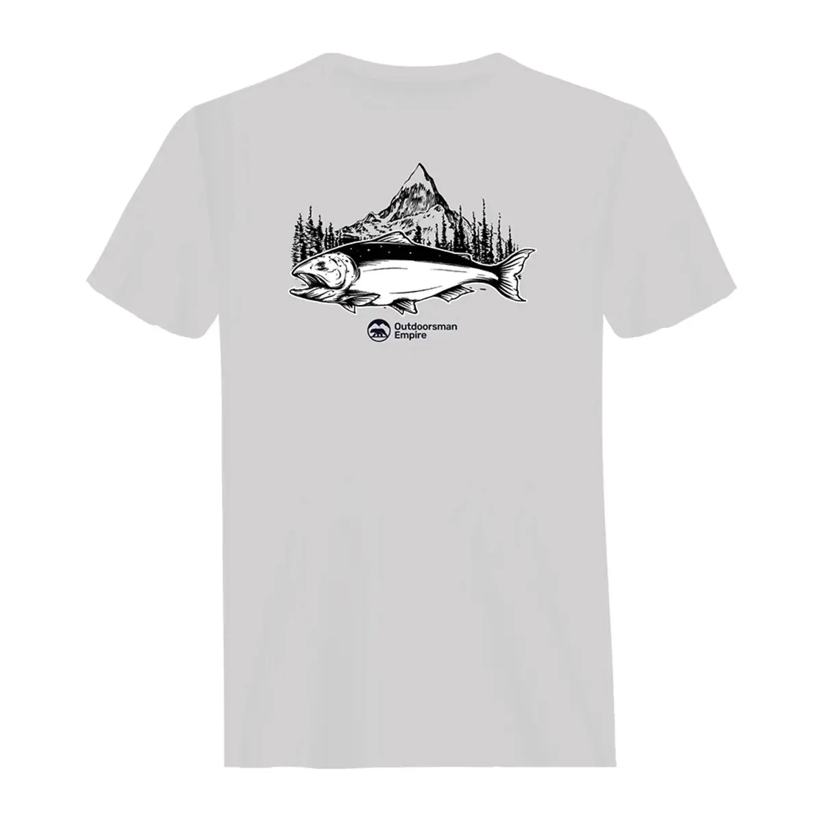 Outdoorzees Fishing Mountain Man T-Shirt - Image 3