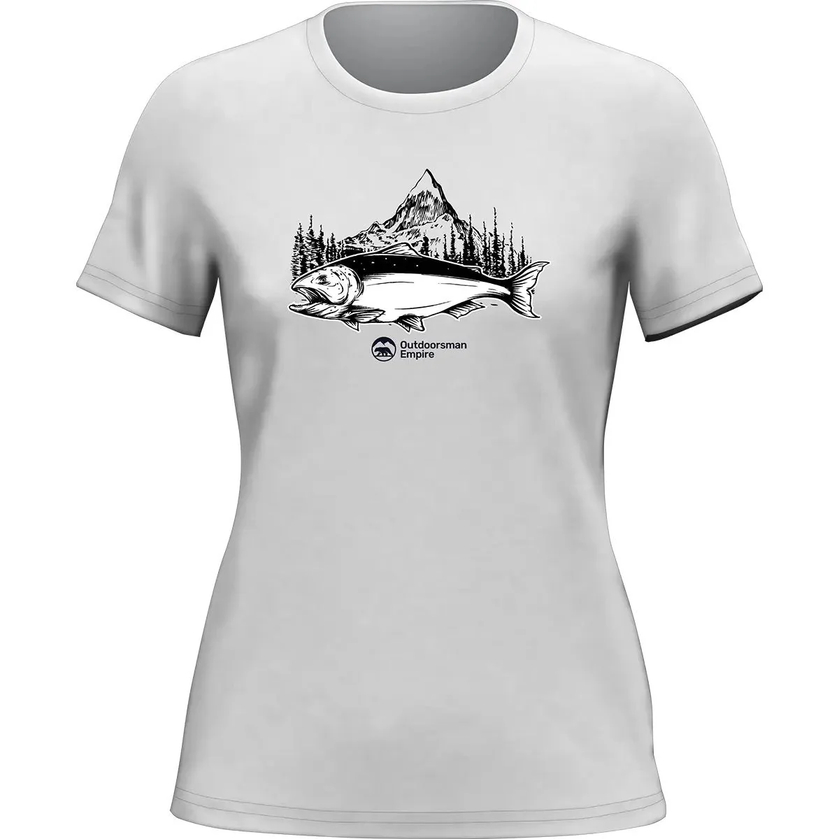 Outdoorzees Fishing Mountain T-Shirt for Women - Image 4