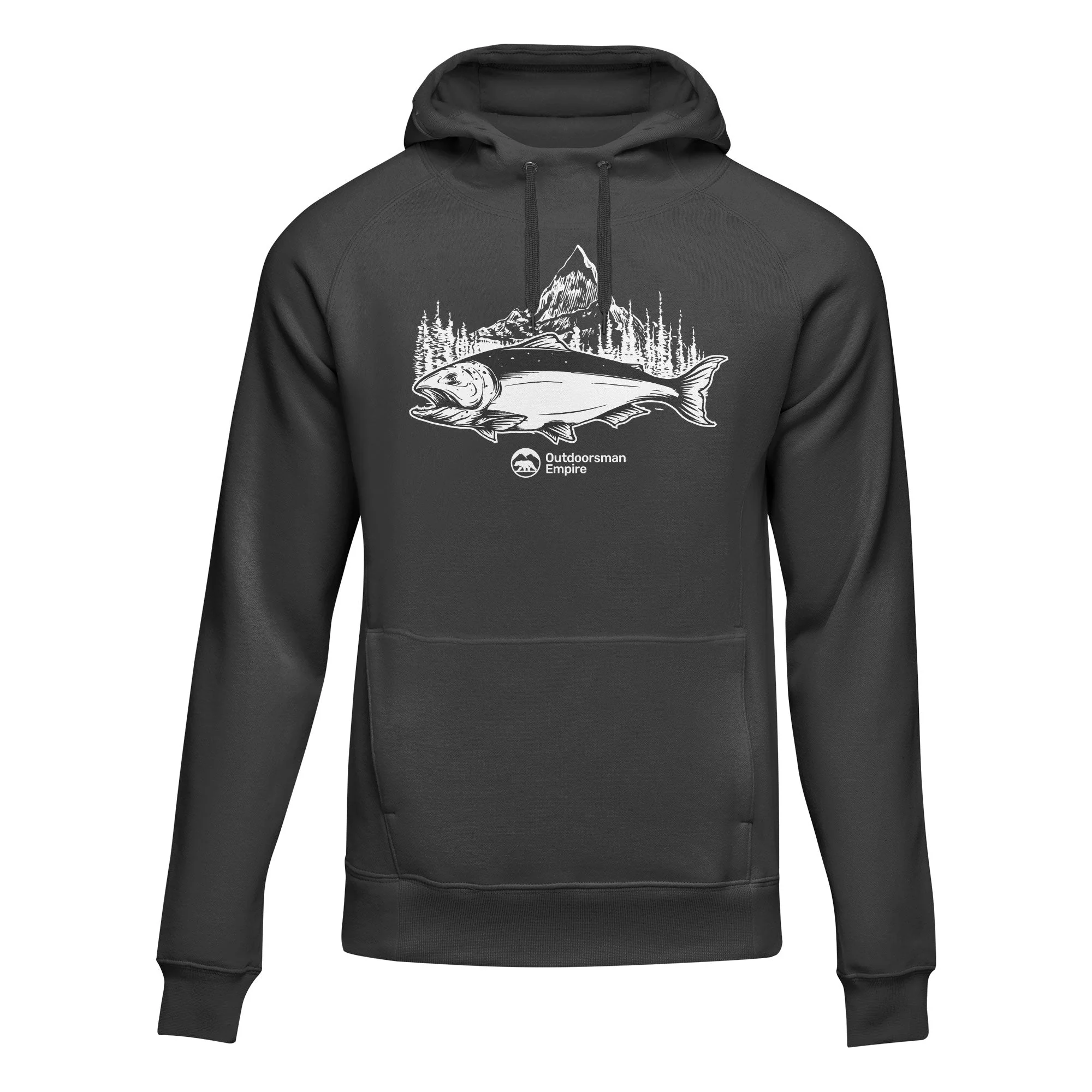 Outdoorzees Fishing Mountain Unisex Hoodie