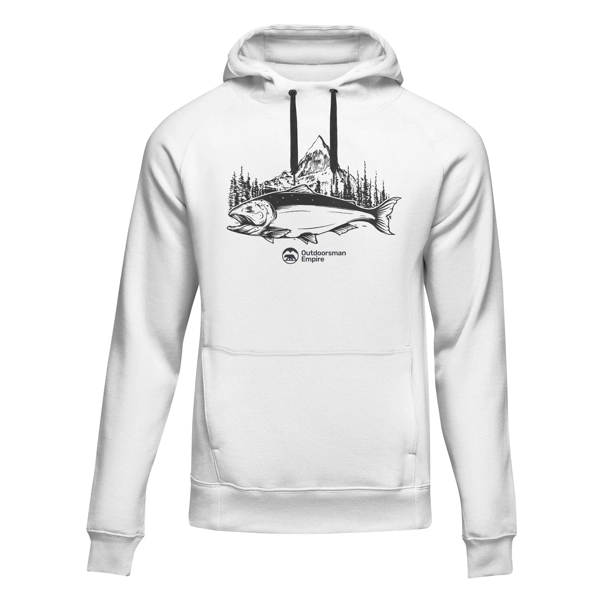 Outdoorzees Fishing Mountain Unisex Hoodie - Image 2