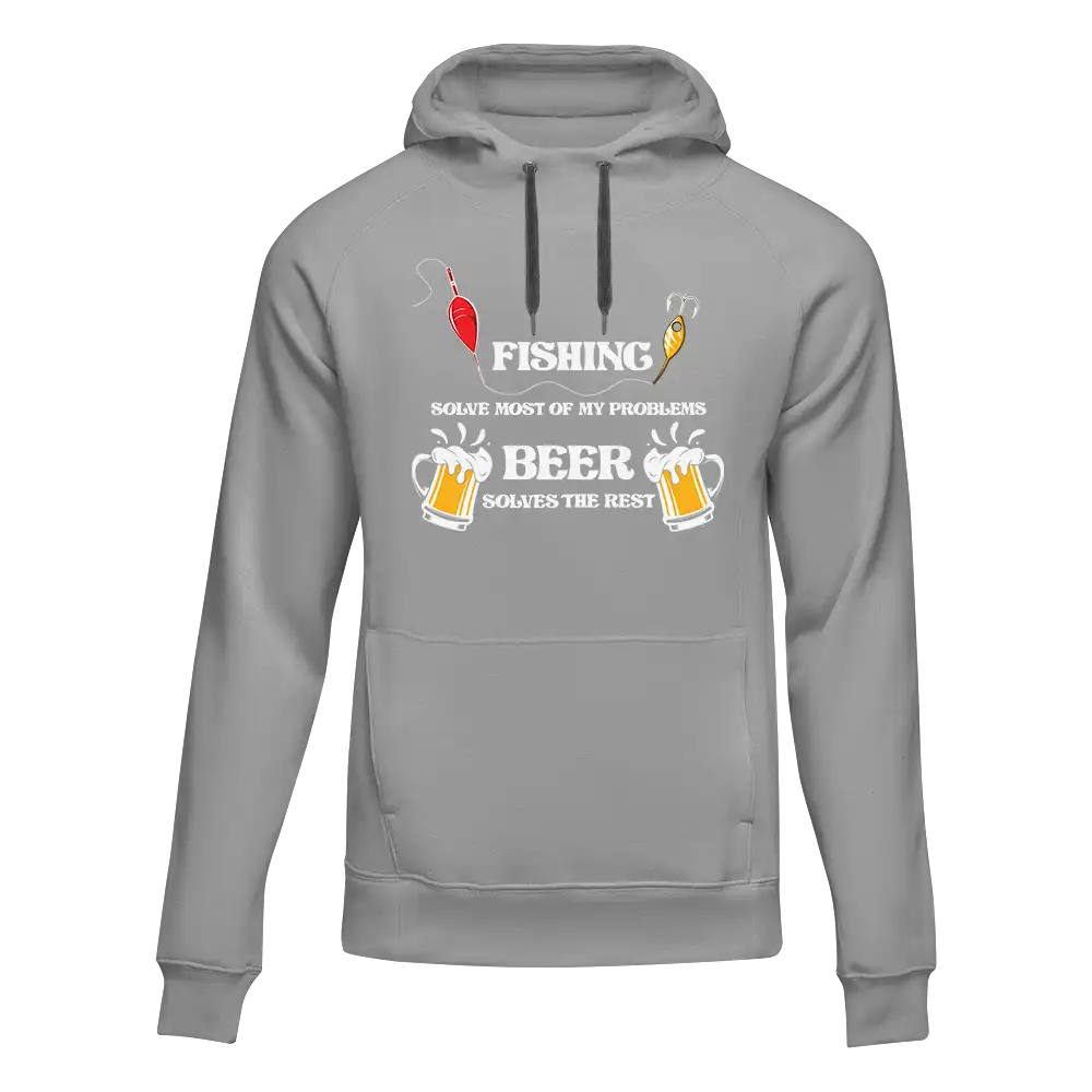 Outdoorzees Fishing Solves All My Problem Unisex Hoodie