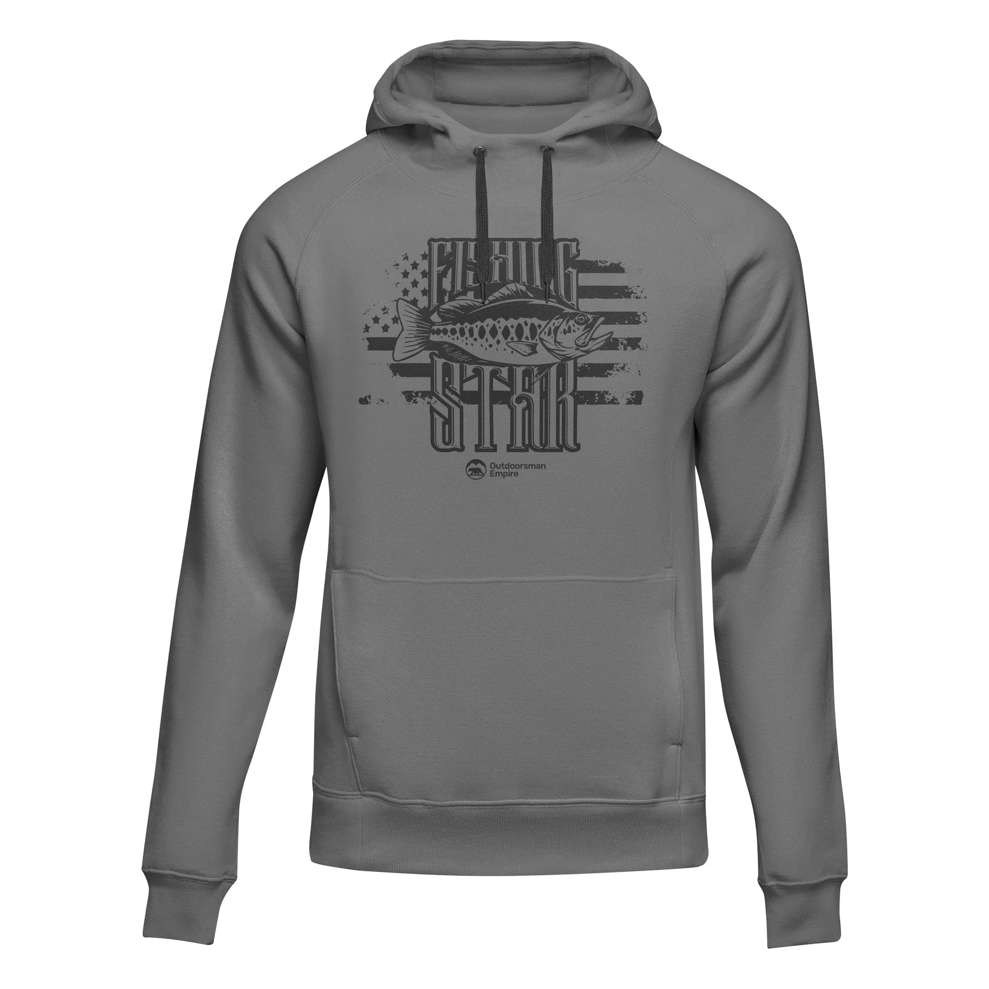 Outdoorzees Fishing Star Adult Hoodie - Image 2