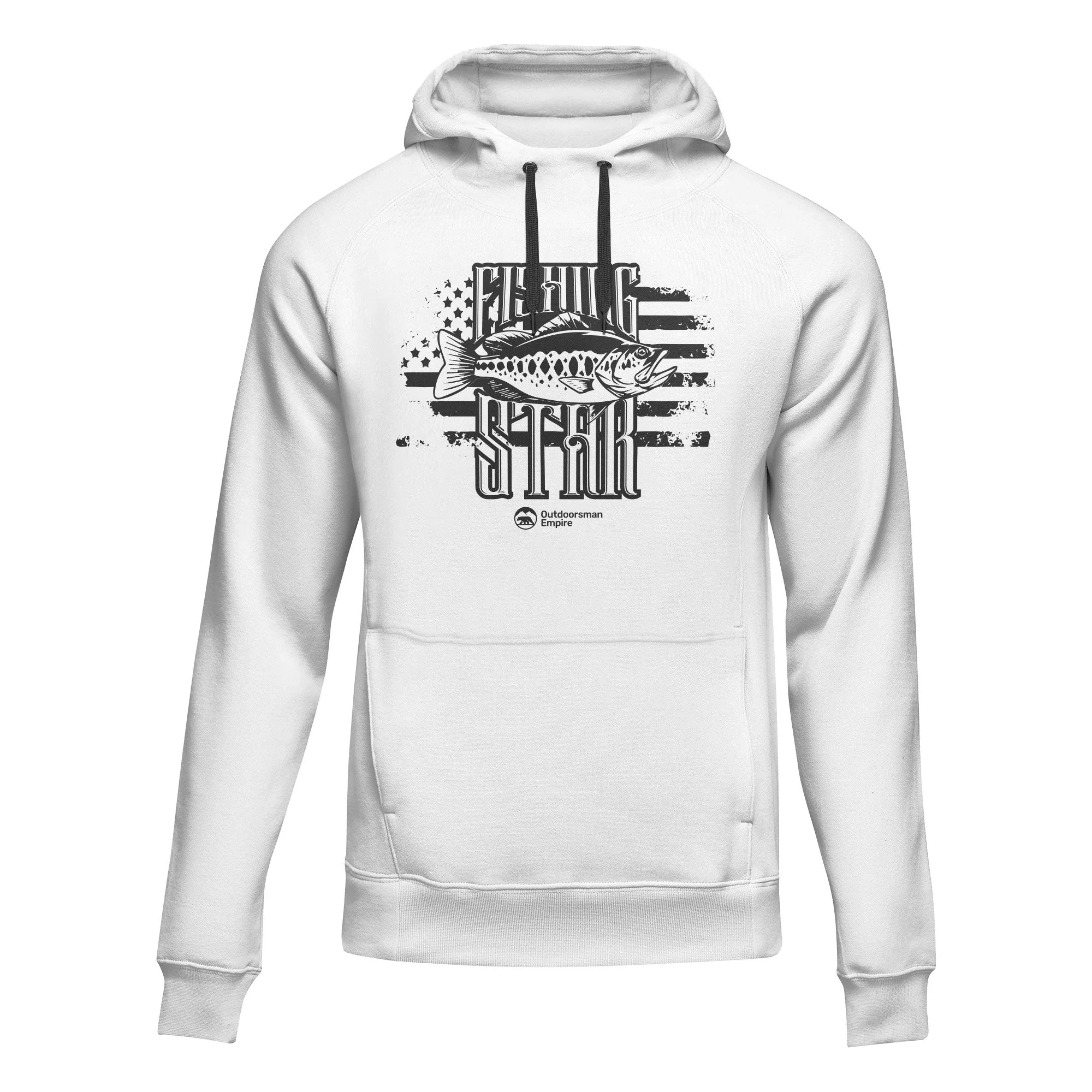 Outdoorzees Fishing Star Adult Hoodie - Image 3