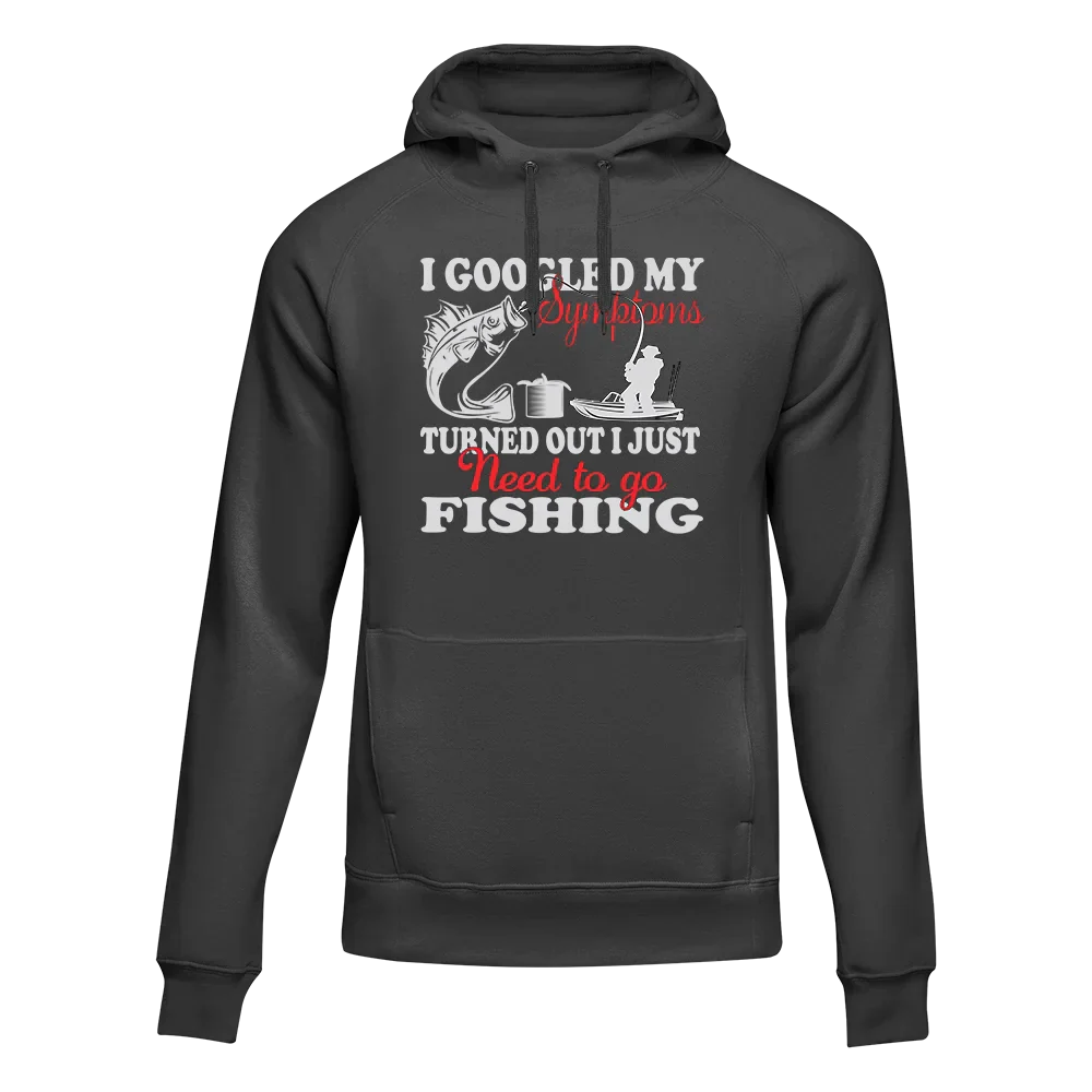 Outdoorzees Fishing Symptoms Unisex Hoodie