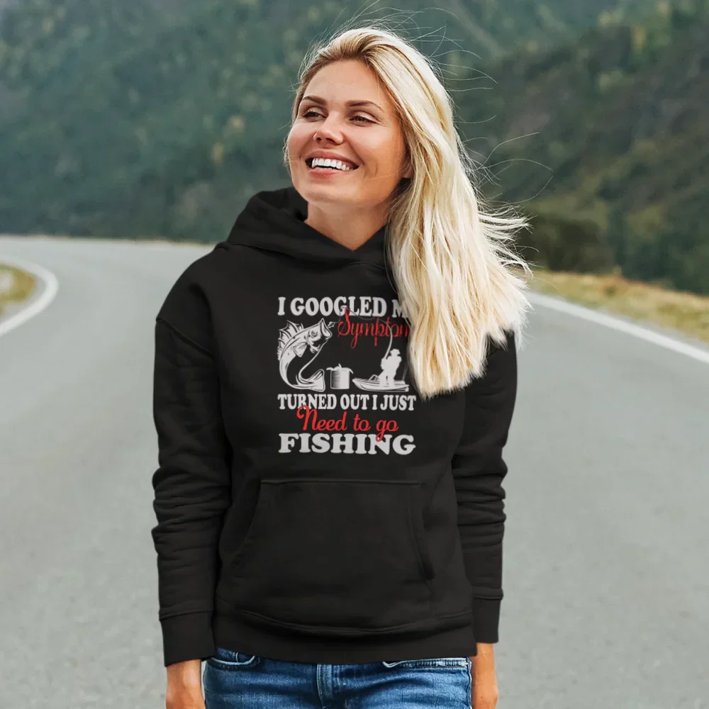Outdoorzees Fishing Symptoms Unisex Hoodie - Image 3
