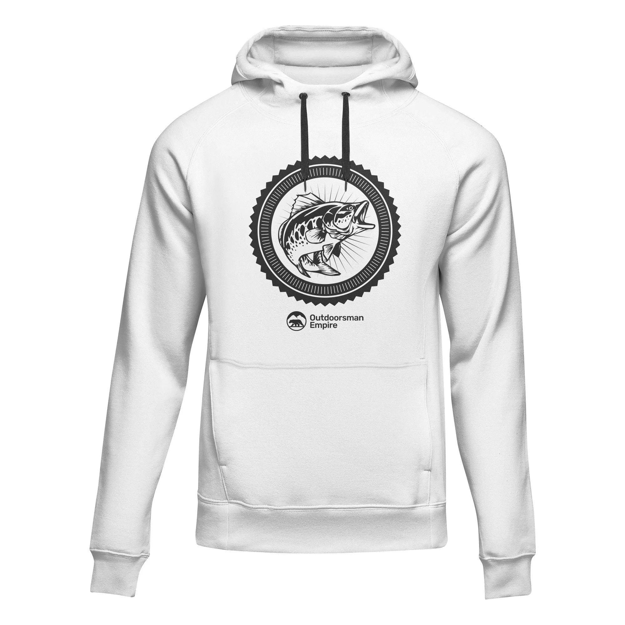 Outdoorzees Fishing Vintage' Adult Fleece Hoodie - Image 3