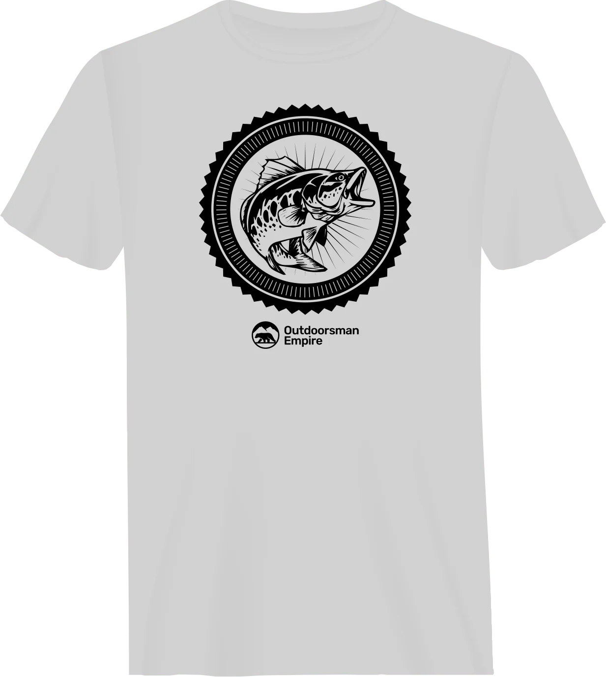 Outdoorzees Fishing Vintage Man T-Shirt - Image 3