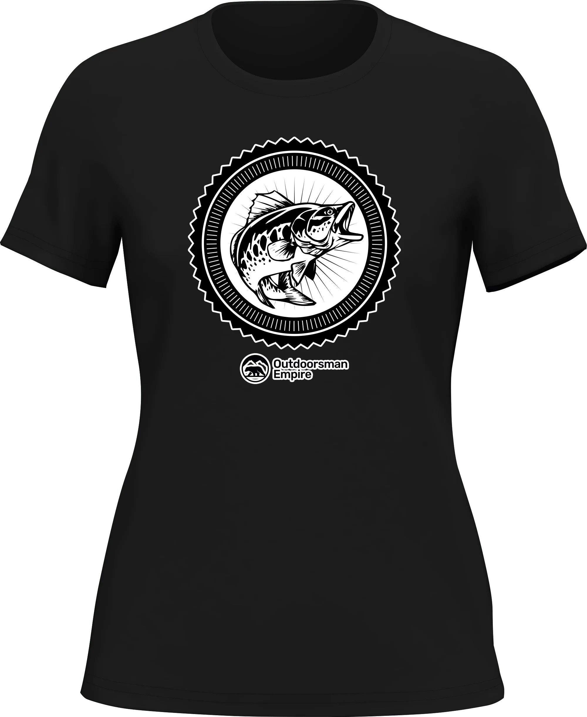Outdoorzees Fishing Vintage T-Shirt for Women