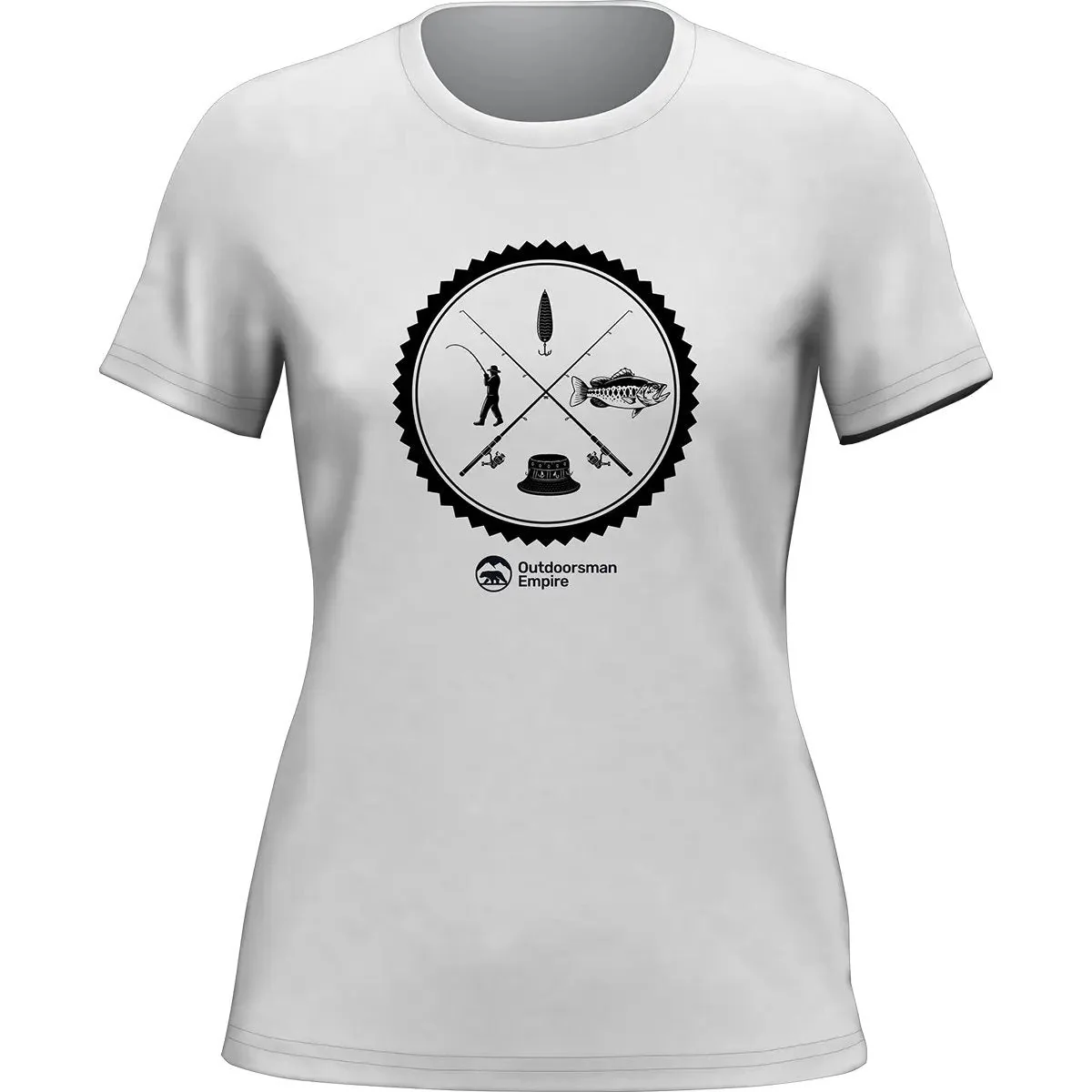 Outdoorzees Fishing Vintage v2 T-Shirt for Women - Image 4
