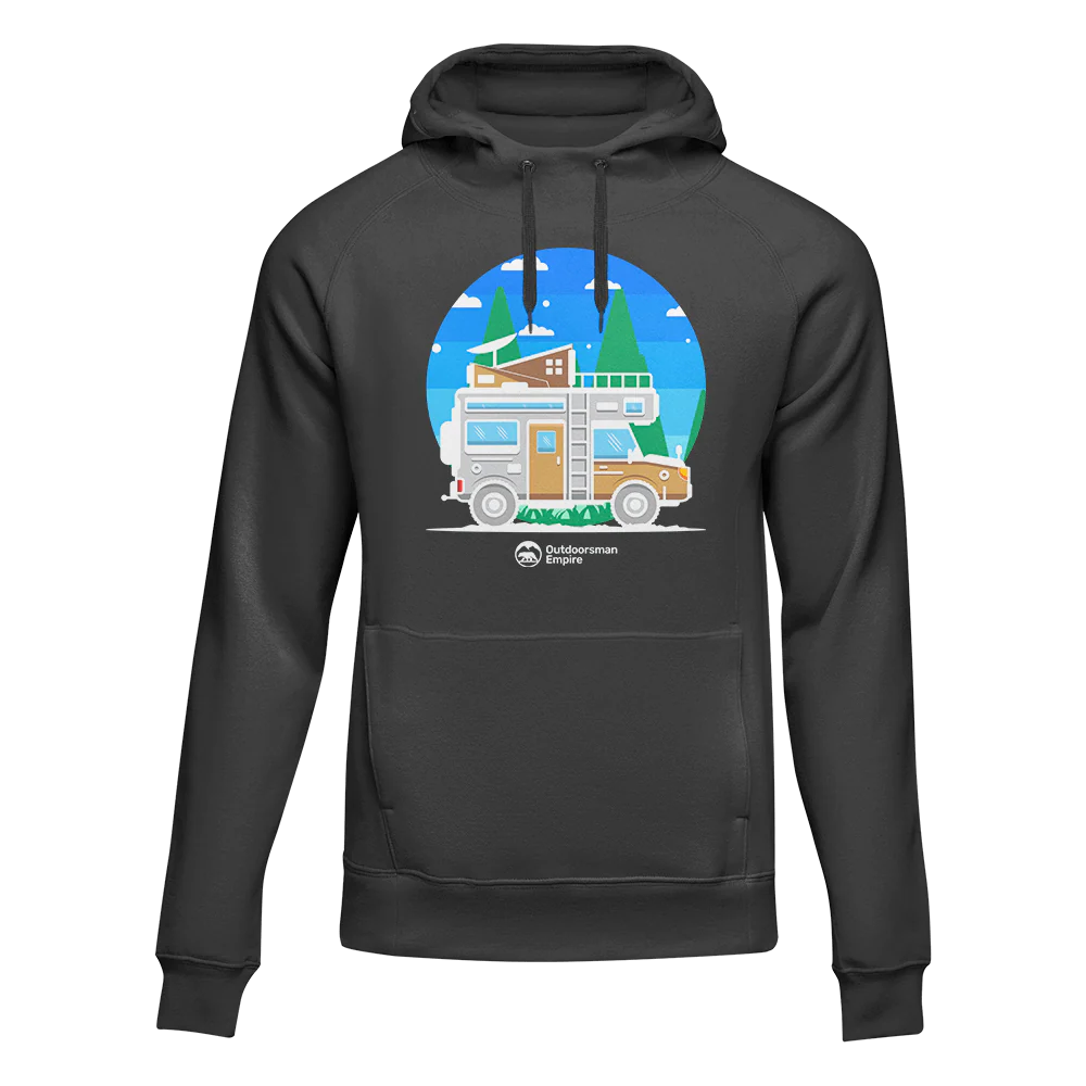 Outdoorzees Funny Camping Adult Fleece Hoodie