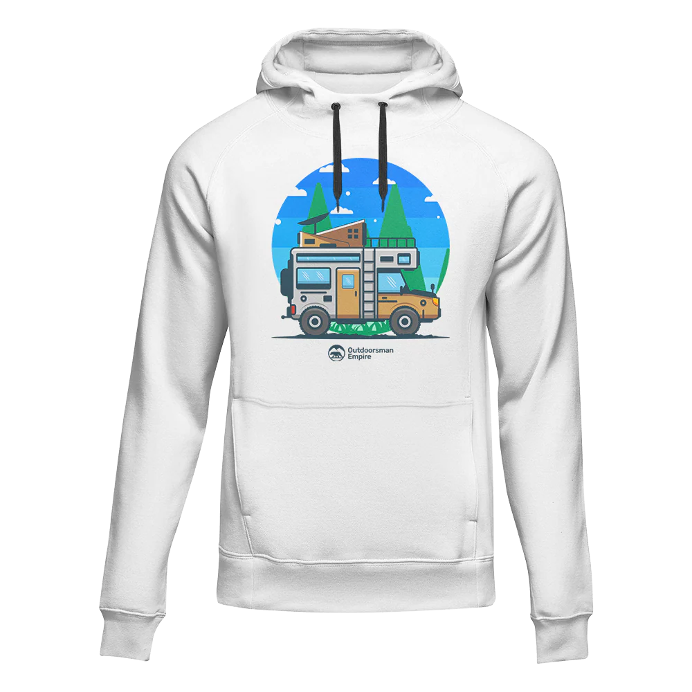 Outdoorzees Funny Camping Adult Fleece Hoodie - Image 2